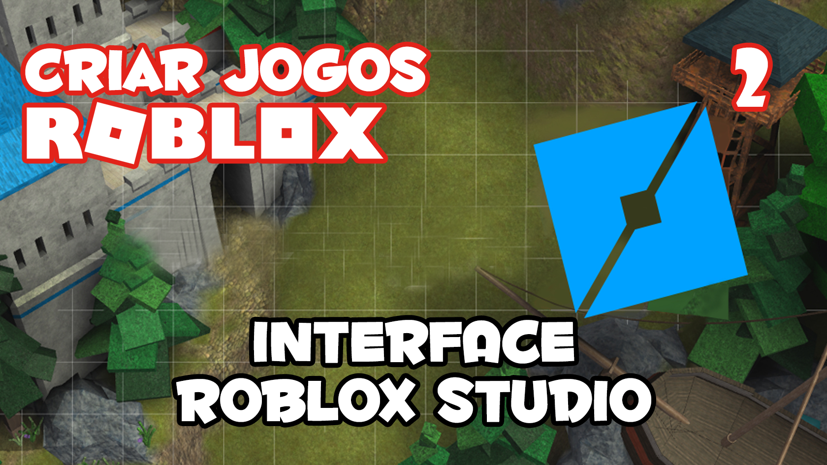 Comandos Básicos e Interface Roblox Studio - Como Criar Jogos no