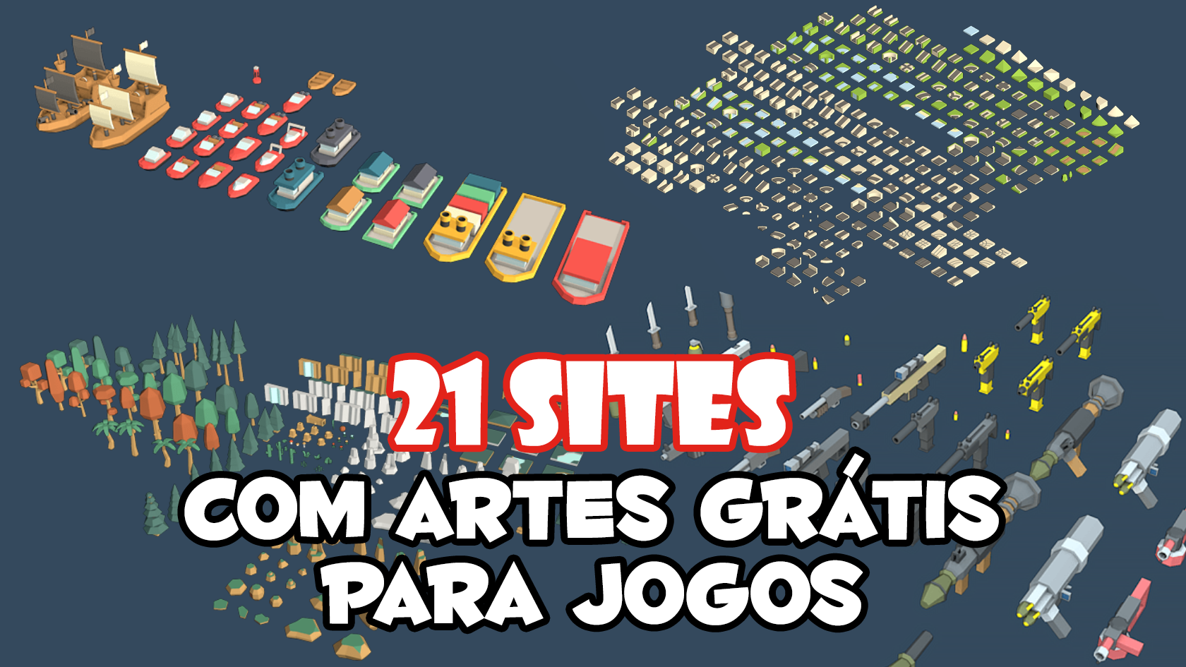 Conheça 21 sites com artes grátis e royalty free para jogos!