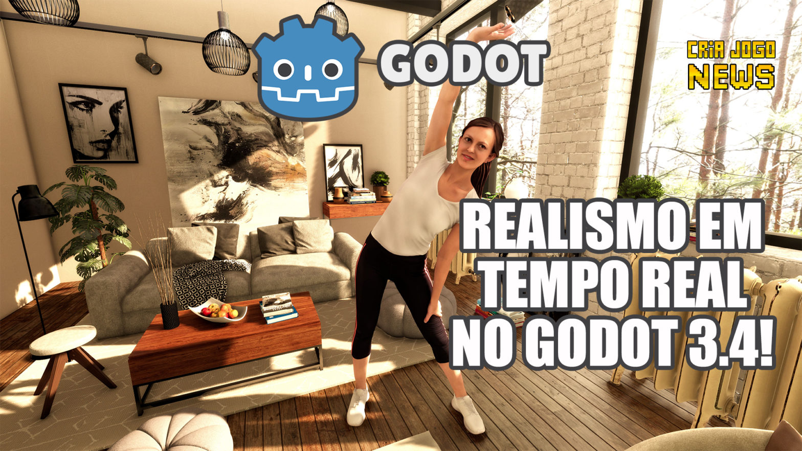 6 Projetos para testar o 3D do Godot 3.4 (Open-Source)